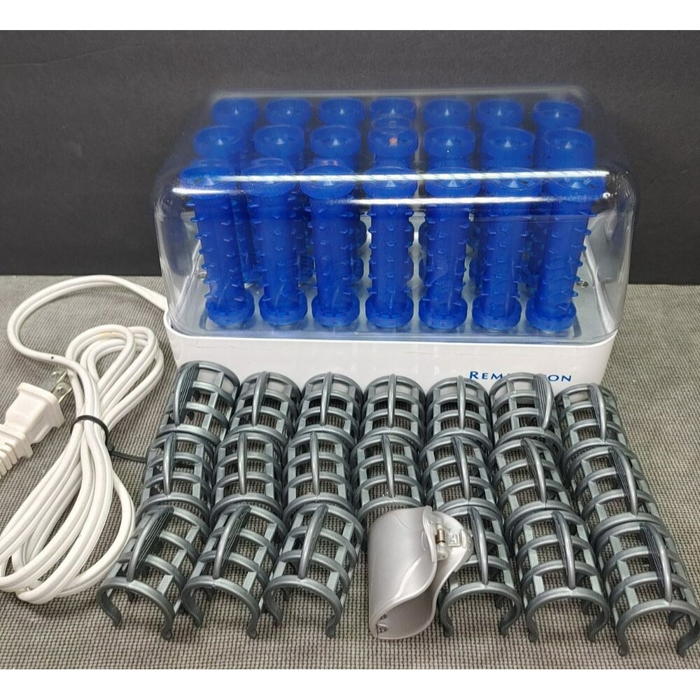 Remington Tight Curls Curlers Hot Rollers Pageant H21SP w/Clips *FLAW